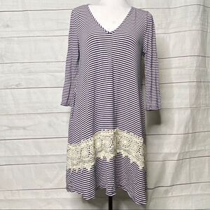 Altar'd State blue white dress size medium